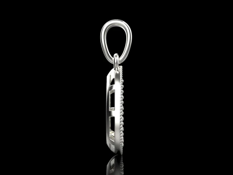 Pear shape pendant model 821 3D Print Model