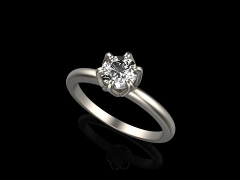 Engagement ring model 820 3D Print Model