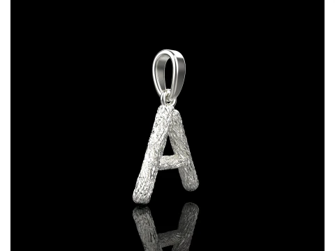 Initial letter A pendant model 816 3D Print Model