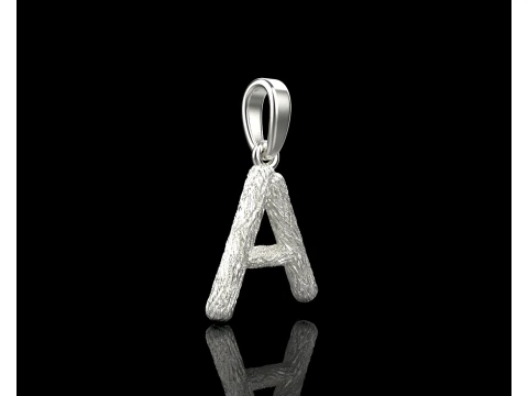 Initial letter A pendant model 816 3D Print Model