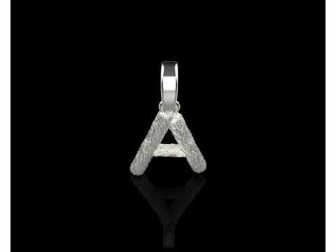 Initial letter A pendant model 816 3D Print Model