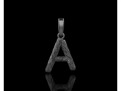 Initial letter A pendant model 816 3D Print Model