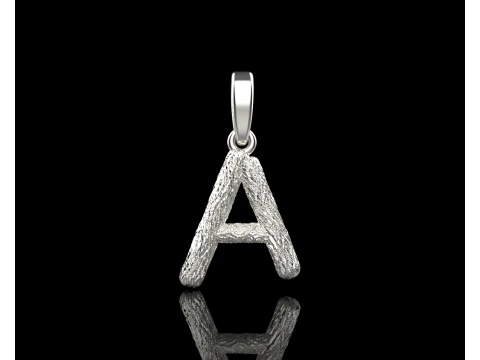 Initial letter A pendant model 816 3D Print Model