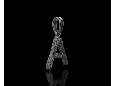 Initial letter A pendant model 816 3D Print Model
