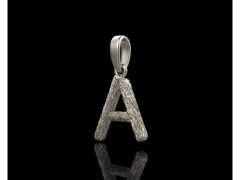 Initial letter A pendant model 816 3D Print Model