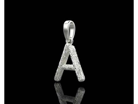 Initial letter A pendant model 816 3D Print Model