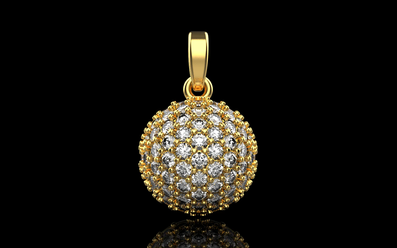 Ball pendant model 815 3D Print Model .c4d .max .obj .3ds .fbx .stl .blend