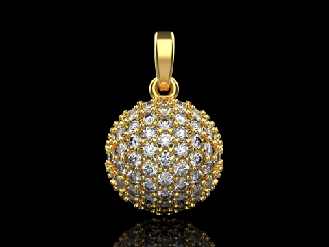 Top kolye modeli 815 3D Baskı Modeli