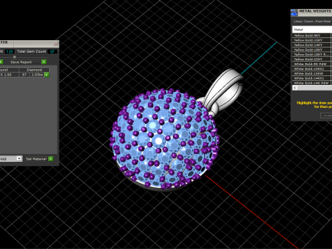 Ball pendant model 815 3D Print Model