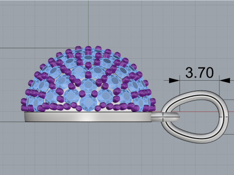 Ball pendant model 815 3D Print Model