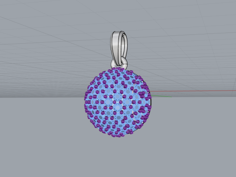 Ball pendant model 815 3D Print Model