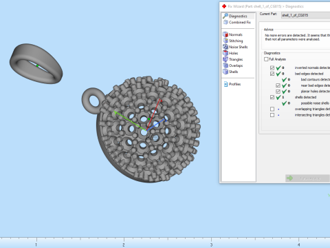 Ball pendant model 815 3D Print Model