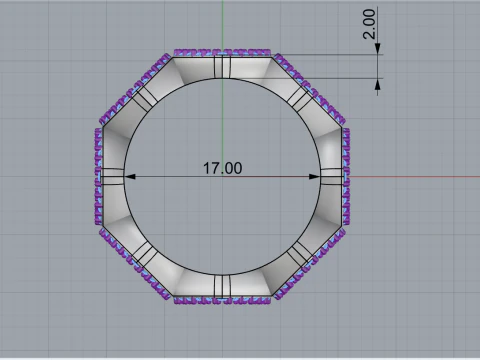 하트링 모델 813 3D 프린트 모델