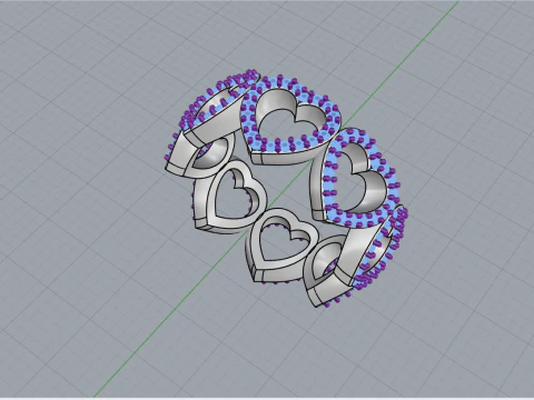 하트링 모델 813 3D 프린트 모델