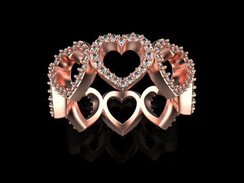 하트링 모델 813 3D 프린트 모델