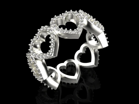 하트링 모델 813 3D 프린트 모델