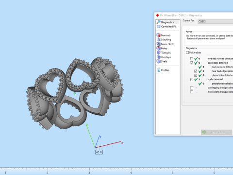 Heart ring model 812 3D Print Model