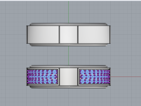 Wedding rings model 808 3D Print Model