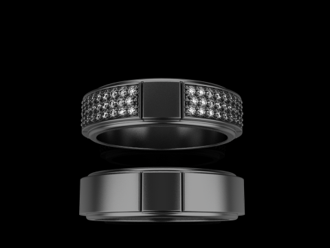 Wedding rings model 808 3D Print Model