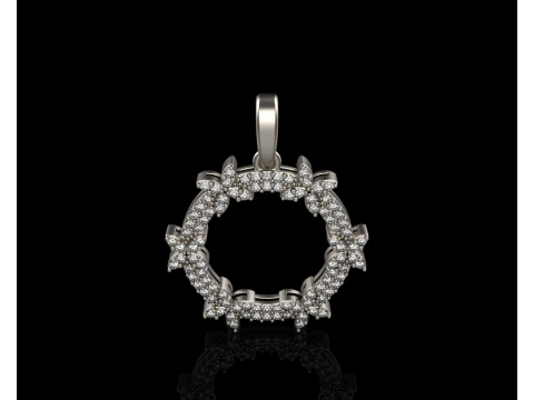 Round pendant model 806 3D Print Model