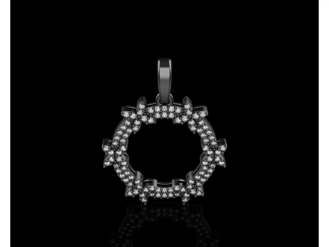 Round pendant model 806 3D Print Model