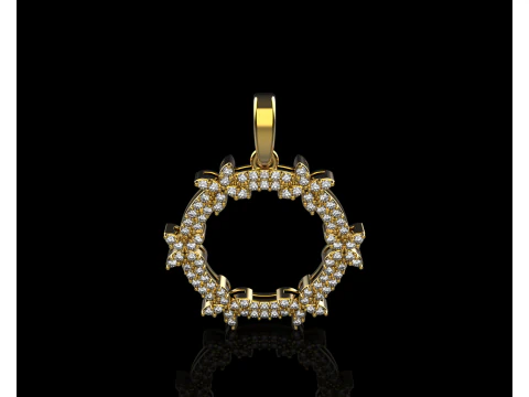 Round pendant model 806 3D Print Model
