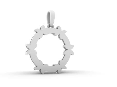 Round pendant model 806 3D Print Model