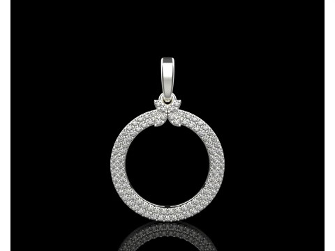 Round pendant model 805 3D Print Model