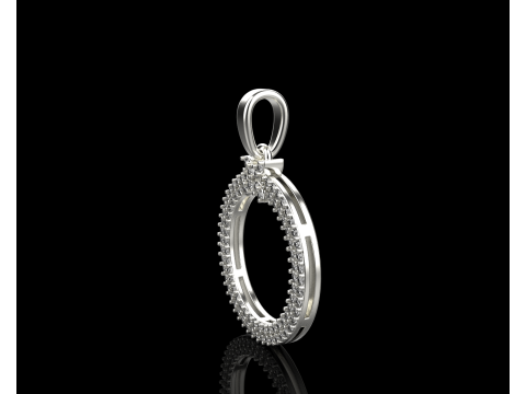 Round pendant model 805 3D Print Model