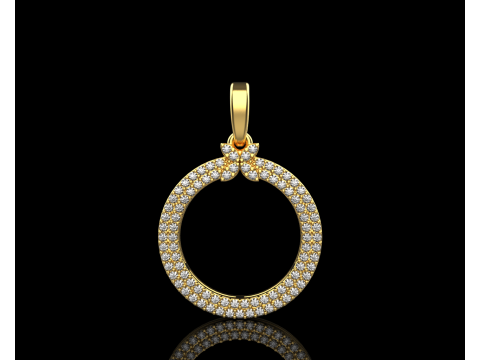 Round pendant model 805 3D Print Model