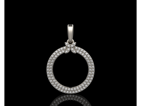 Round pendant model 805 3D Print Model