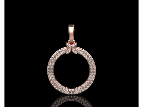 Round pendant model 805 3D Print Model