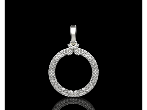 Round pendant model 805 3D Print Model