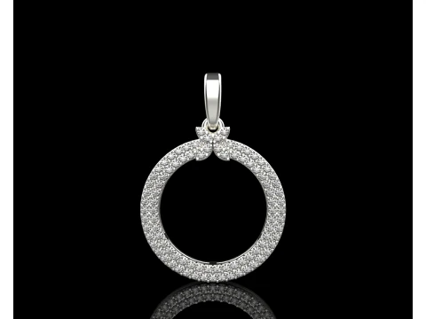 Round pendant model 805 3D Print Model