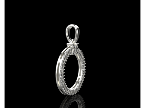 Round pendant model 805 3D Print Model