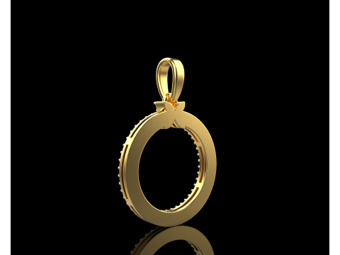 Round pendant model 805 3D Print Model