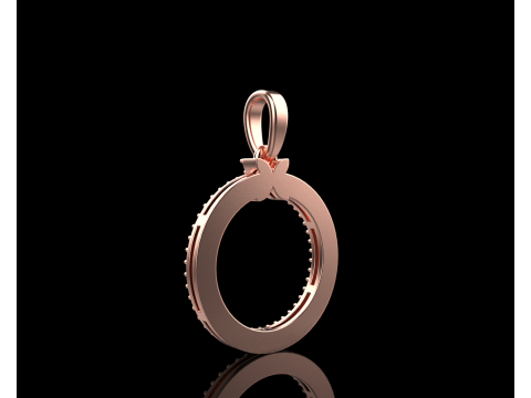 Round pendant model 805 3D Print Model