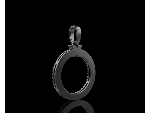 Round pendant model 805 3D Print Model