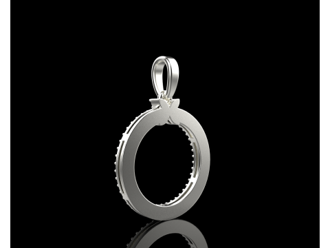Round pendant model 805 3D Print Model