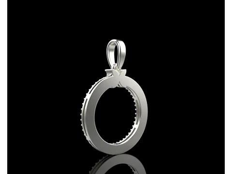 Round pendant model 805 3D Print Model