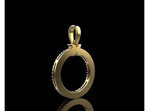 Round pendant model 805 3D Print Model