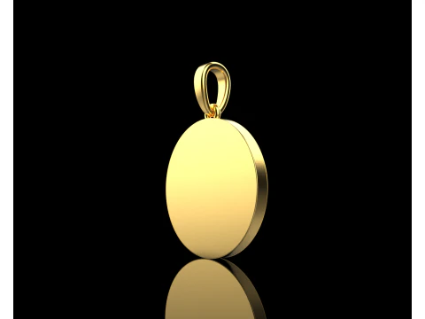 Bitcoin pendant model 804 3D Print Model