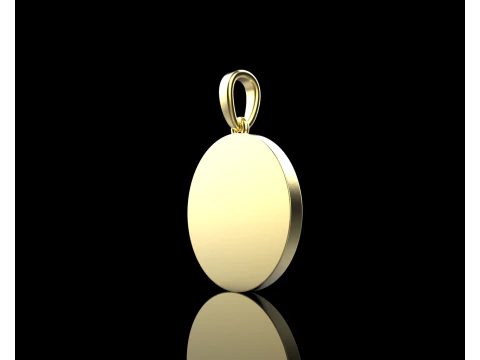 Bitcoin pendant model 804 3D Print Model