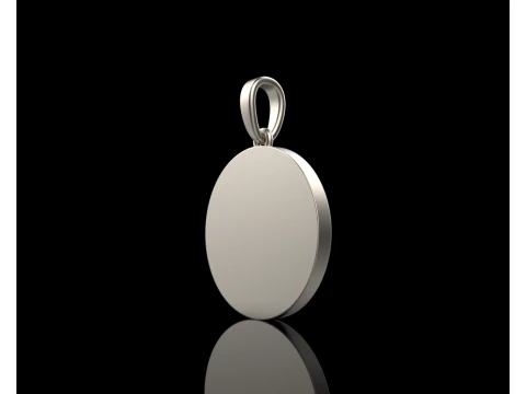 Bitcoin pendant model 804 3D Print Model