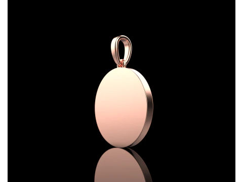 Bitcoin pendant model 804 3D Print Model