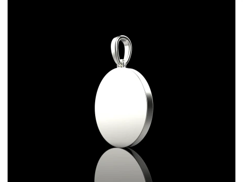 Bitcoin pendant model 804 3D Print Model