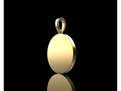 Bitcoin pendant model 804 3D Print Model