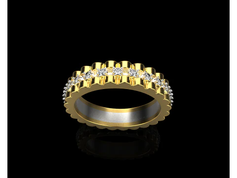 Wedding ring model 803 3D Print Model