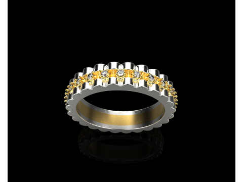 Wedding ring model 803 3D Print Model