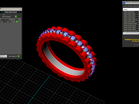 Wedding ring model 803 3D Print Model